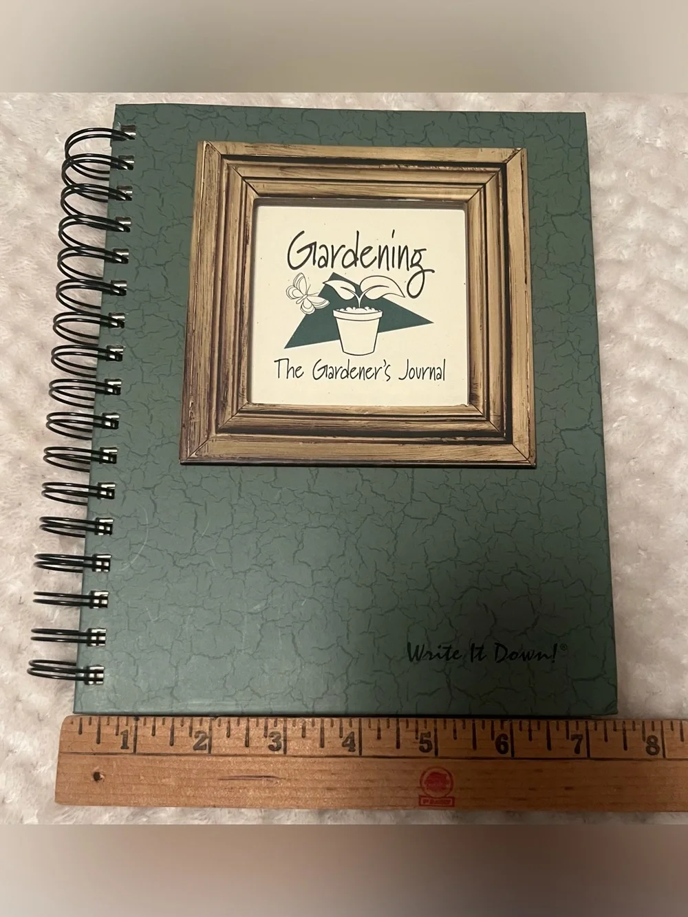 Gardening Journal Spiral Notebook – Garden Planner & Plant Record Book – Unused
